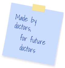 Medical students studying